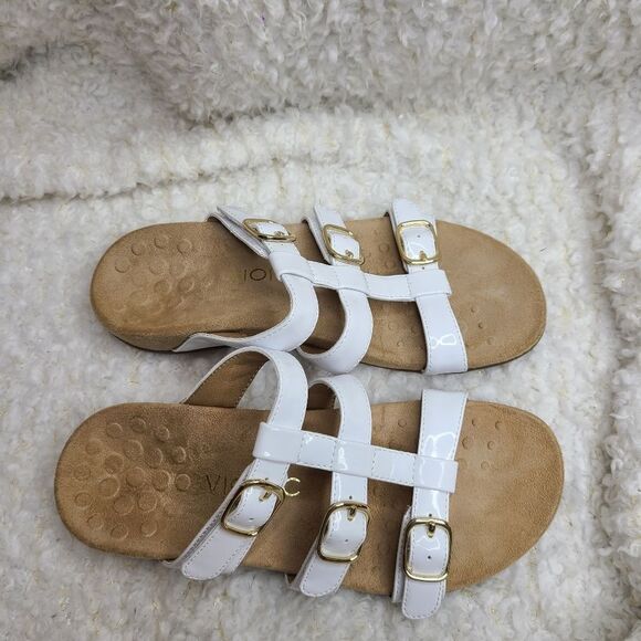 Vionic‎ Misa TVW5135 Leather Buckle Slide Sandals sz 6 - Picture 2 of 5